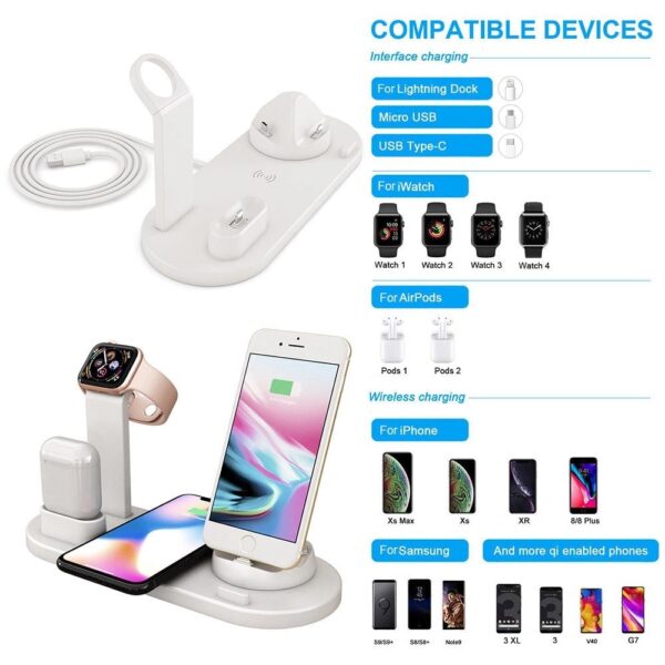 4 in 1 Wireless Charging Station - Image 7