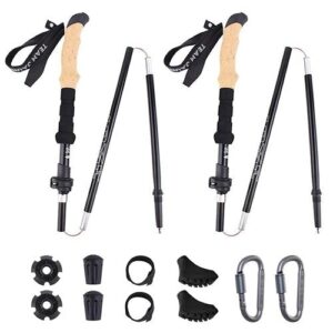 Collipsible Wlking poles for trekking and hikking